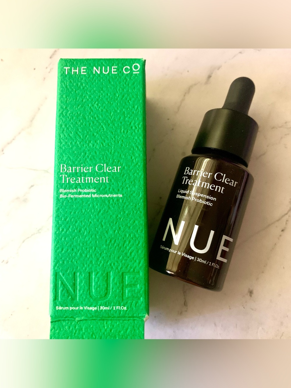 The Nue Co.  Barrier Clear Blemish Treatment• 1 FL oz full size